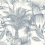 DUTCH WALLCOVERINGS Blaue und weiße Kidatu-Tapete von DUTCH WALLCOVERINGS, Bemaltes Papier - Ref: Foro24-437437, Preis: 34,26...