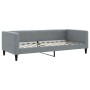 Trundle sofa bed with light gray fabric mattress 90x200 cm by vidaXL, Beds and slatted bases - Ref: Foro24-3196596, Price: 41...