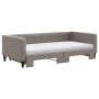 Sofá cama nido con colchón tela gris taupe 100x200 cm de vidaXL, Camas y somieres - Ref: Foro24-3196604, Precio: 566,69 €, De...