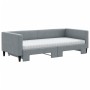 Trundle sofa bed with light gray fabric mattress 90x190 cm by vidaXL, Beds and slatted bases - Ref: Foro24-3196606, Price: 44...