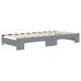 Trundle sofa bed with light gray fabric mattress 90x190 cm by vidaXL, Beds and slatted bases - Ref: Foro24-3196606, Price: 44...