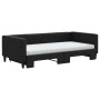 Trundle sofa bed with black fabric mattress 100x200 cm by vidaXL, Beds and slatted bases - Ref: Foro24-3196603, Price: 444,54...