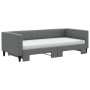 Trundle sofa bed with dark gray fabric mattress 90x200 cm by vidaXL, Beds and slatted bases - Ref: Foro24-3196597, Price: 447...