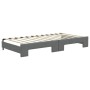 Sofá cama nido con colchón tela gris oscuro 100x200 cm de vidaXL, Camas y somieres - Ref: Foro24-3196602, Precio: 505,77 €, D...