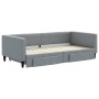 Sofá cama nido con cajones tela gris claro 100x200 cm de vidaXL, Camas y somieres - Ref: Foro24-3196619, Precio: 328,38 €, De...