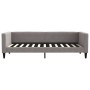 Trundle sofa bed with drawers taupe gray fabric 100x200 cm by vidaXL, Beds and slatted bases - Ref: Foro24-3196622, Price: 37...