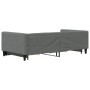 Trundle sofa bed with drawers dark gray fabric 100x200 cm by vidaXL, Beds and slatted bases - Ref: Foro24-3196620, Price: 374...