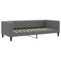 Trundle sofa bed with drawers dark gray fabric 100x200 cm by vidaXL, Beds and slatted bases - Ref: Foro24-3196620, Price: 374...