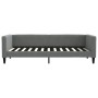 Sofá cama nido con cajones tela gris oscuro 100x200 cm de vidaXL, Camas y somieres - Ref: Foro24-3196620, Precio: 374,30 €, D...