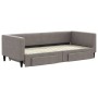 Sofá cama nido con cajones tela gris taupe 90x200 cm de vidaXL, Camas y somieres - Ref: Foro24-3196617, Precio: 337,58 €, Des...