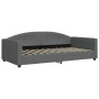 Sofá cama nido con cajones tela gris oscuro 100x200 cm de vidaXL, Camas y somieres - Ref: Foro24-3197230, Precio: 329,42 €, D...