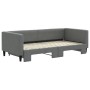 Sofá cama nido tela gris oscuro 90x190 cm de vidaXL, Camas y somieres - Ref: Foro24-3196589, Precio: 264,30 €, Descuento: %