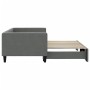 Sofá cama nido tela gris oscuro 90x190 cm de vidaXL, Camas y somieres - Ref: Foro24-3196589, Precio: 264,30 €, Descuento: %