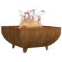 Corten steel brazier 80x80x42 cm by vidaXL, Chimneys - Ref: Foro24-824543, Price: 77,99 €, Discount: %