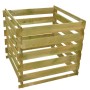 Square wooden slat composter 0.54 m3 by vidaXL, Composters - Ref: Foro24-41656, Price: 62,48 €, Discount: %