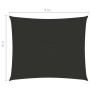 Toldo de vela rectangular tela Oxford gris antracita 3x4 m de vidaXL, Sombrillas - Ref: Foro24-135100, Precio: 61,99 €, Descu...