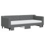 Sofá cama nido con colchón tela gris oscuro 80x200 cm de vidaXL, Camas y somieres - Ref: Foro24-3197440, Precio: 449,30 €, De...