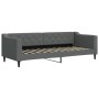 Sofá cama nido con colchón tela gris oscuro 80x200 cm de vidaXL, Camas y somieres - Ref: Foro24-3197440, Precio: 449,30 €, De...