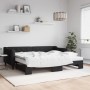 Sofá cama nido con colchón tela negro 90x200 cm de vidaXL, Camas y somieres - Ref: Foro24-3197446, Precio: 458,80 €, Descuent...