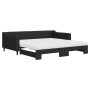 Sofá cama nido con colchón tela negro 100x200 cm de vidaXL, Camas y somieres - Ref: Foro24-3197451, Precio: 564,99 €, Descuen...