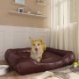 Cama para perros de cuero sintético marrón 105x80x25 cm de vidaXL, Camas para perros - Ref: Foro24-171245, Precio: 59,40 €, D...