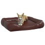 Cama para perros de cuero sintético marrón 105x80x25 cm de vidaXL, Camas para perros - Ref: Foro24-171245, Precio: 59,40 €, D...