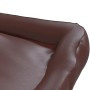 Brown synthetic leather dog bed 105x80x25 cm by vidaXL, Beds for dogs - Ref: Foro24-171245, Price: 59,40 €, Discount: %