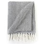 Navy blue cotton herringbone blanket 125x150 cm by vidaXL, Blankets - Ref: Foro24-245321, Price: 18,82 €, Discount: %