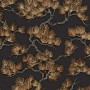 DUTCH WALLCOVERINGS Tapete aus Kiefernholz in Schwarz und Gold von DUTCH WALLCOVERINGS, Bemaltes Papier - Ref: Foro24-437399,...