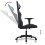 Gaming-Stuhl aus schwarzem und blauem Stoff von vidaXL, Gaming-Stühle - Ref: Foro24-3143739, Preis: 128,74 €, Rabatt: %