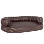 Cama para perros de espuma cuero sintético marrón 88x65 cm de vidaXL, Camas para perros - Ref: Foro24-171321, Precio: 78,37 €...