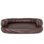 Cama para perros de espuma cuero sintético marrón 88x65 cm de vidaXL, Camas para perros - Ref: Foro24-171321, Precio: 78,37 €...