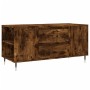 Smoked oak engineered wood coffee table 102x44.5x50 cm by vidaXL, Coffee table - Ref: Foro24-830993, Price: 74,52 €, Discount: %