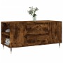 Smoked oak engineered wood coffee table 102x44.5x50 cm by vidaXL, Coffee table - Ref: Foro24-830993, Price: 74,52 €, Discount: %