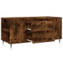 Smoked oak engineered wood coffee table 102x44.5x50 cm by vidaXL, Coffee table - Ref: Foro24-830993, Price: 74,52 €, Discount: %