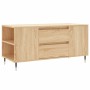 Mesa de centro madera de ingeniería roble Sonoma 102x44,5x50 cm de vidaXL, Mesas de centro - Ref: Foro24-830991, Precio: 77,9...