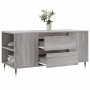 Mesa de centro madera de ingeniería gris Sonoma 102x44,5x50 cm de vidaXL, Mesas de centro - Ref: Foro24-830994, Precio: 77,59...