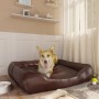 Cama para perros de cuero sintético marrón 80x68x23 cm de vidaXL, Camas para perros - Ref: Foro24-171244, Precio: 39,65 €, De...