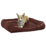 Cama para perros de cuero sintético marrón 80x68x23 cm de vidaXL, Camas para perros - Ref: Foro24-171244, Precio: 39,71 €, De...