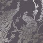 DUTCH WALLCOVERINGS Purple and Silver Peacock Wallpaper by DUTCH WALLCOVERINGS, Painted paper - Ref: Foro24-437416, Price: 22...