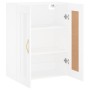 Weißer Wandschrank aus Holzwerkstoff, 69,5 x 34 x 90 cm von vidaXL, Sideboards - Ref: Foro24-835010, Preis: 70,99 €, Rabatt: %