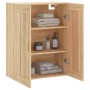 Armario de pared madera ingeniería roble Sonoma 69,5x34x90 cm de vidaXL, Aparadores - Ref: Foro24-835013, Precio: 47,75 €, De...