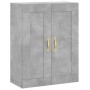 Engineered wood gray concrete wall cabinet 69.5x34x90 cm by vidaXL, Sideboards - Ref: Foro24-835014, Price: 71,04 €, Discount: %