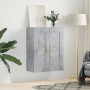 Armario de pared madera ingeniería gris hormigón 69,5x34x90 cm de vidaXL, Aparadores - Ref: Foro24-835014, Precio: 71,04 €, D...