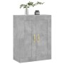 Armario de pared madera ingeniería gris hormigón 69,5x34x90 cm de vidaXL, Aparadores - Ref: Foro24-835014, Precio: 71,04 €, D...