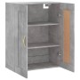 Engineered wood gray concrete wall cabinet 69.5x34x90 cm by vidaXL, Sideboards - Ref: Foro24-835014, Price: 71,04 €, Discount: %