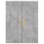 Armario de pared madera ingeniería gris hormigón 69,5x34x90 cm de vidaXL, Aparadores - Ref: Foro24-835014, Precio: 71,04 €, D...