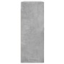 Armario de pared madera ingeniería gris hormigón 69,5x34x90 cm de vidaXL, Aparadores - Ref: Foro24-835014, Precio: 71,04 €, D...