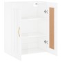 Glossy white engineered wood wall cabinet 69.5x34x90 cm by vidaXL, Sideboards - Ref: Foro24-835012, Price: 78,92 €, Discount: %