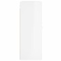 Glossy white engineered wood wall cabinet 69.5x34x90 cm by vidaXL, Sideboards - Ref: Foro24-835012, Price: 78,92 €, Discount: %